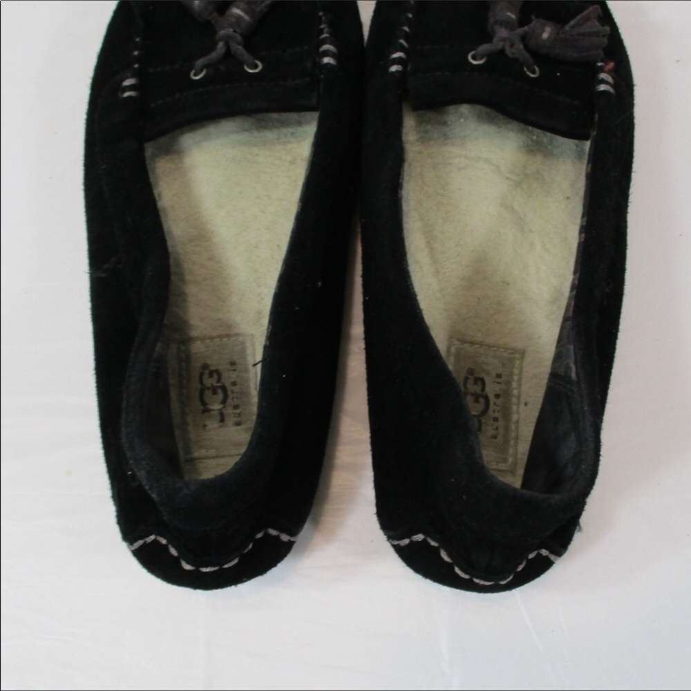 UGG Black Loafers Size 10 - Picture 4 of 7